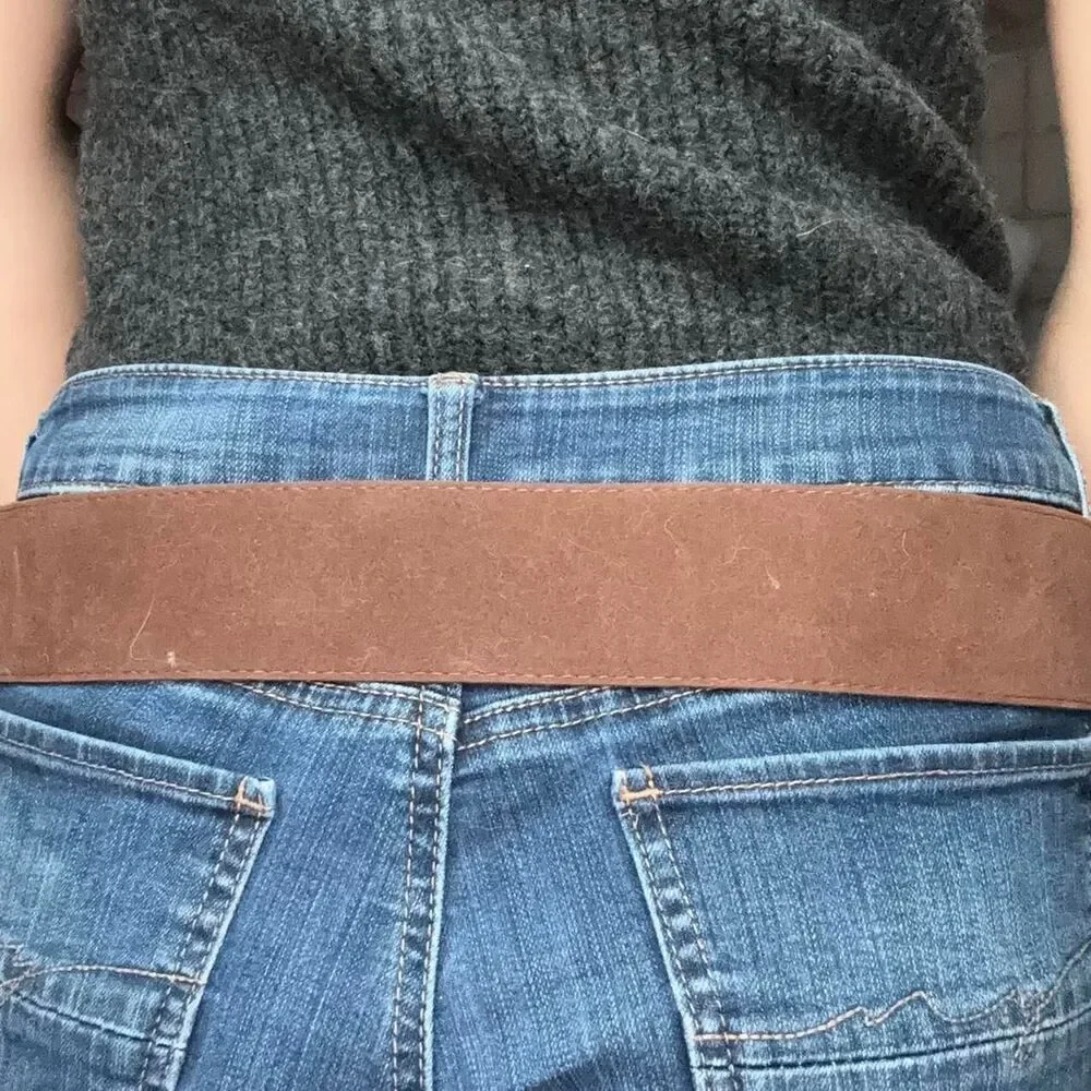 Unbranded Women's Brown and Tan Belt